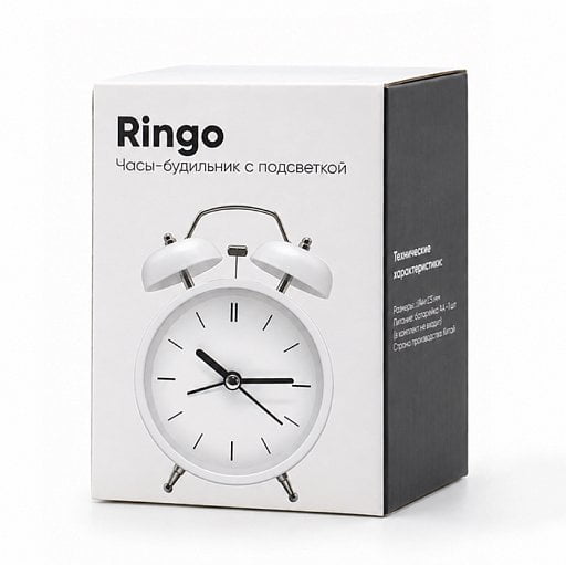 Часы-будильник Ringo с подсветкой