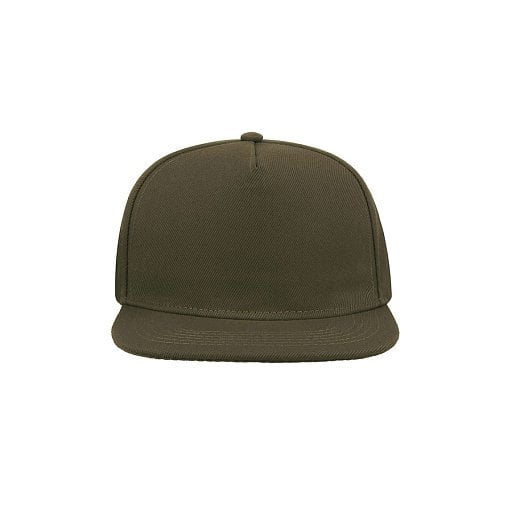 Бейсболка  SNAP FIVE  5 клиньев, плоский козырек, пластиковая застежка пвх