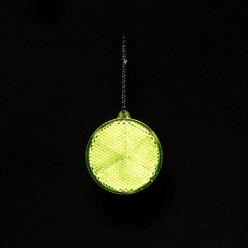 Пешеходный светоотражатель с цепочкой Круг