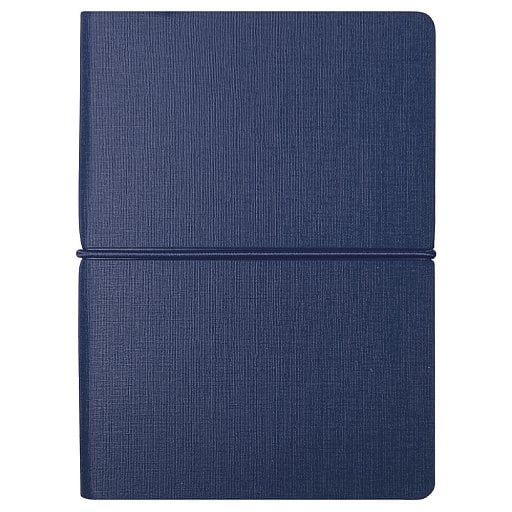 Блокнот А6 Van Diemen, со стикерами, в гибкой обложке c резинкой в линейку