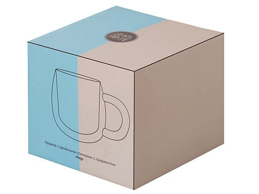 Кружка с двойными стенками с широкой ручкой Fog