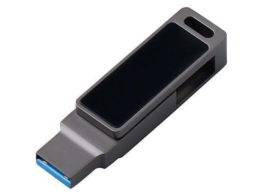 Флешка USB Type-C и USB 3.0 с подсветкой лого Спинлайт