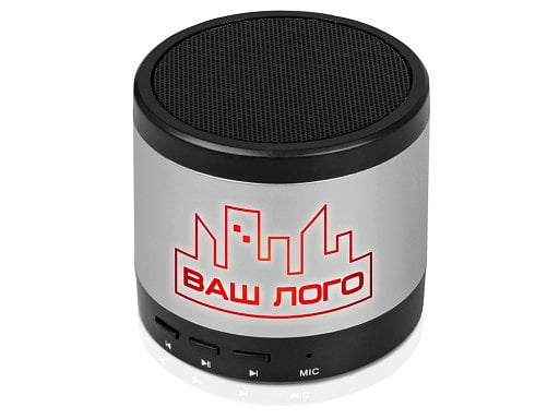 Портативная колонка «Ring neon» с красной подсветкой корпуса