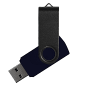 Флеш накопитель USB 2.0 Twister Assembly 16GB, пластик Софт Тач/металл