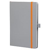 Блокнот Alfa Polo Line А5 в линейку матовый, в твердой обложке с резинкой и петлей для ручки