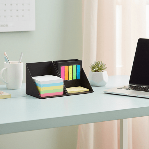 Настольный органайзер с бумажными стикерами Nivora