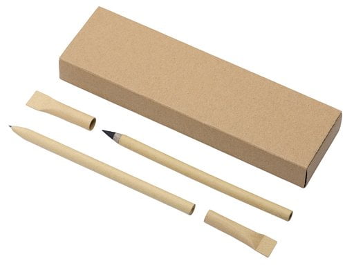 Набор из ручки и вечного карандаша из переработанной бумаги Recycled Duo