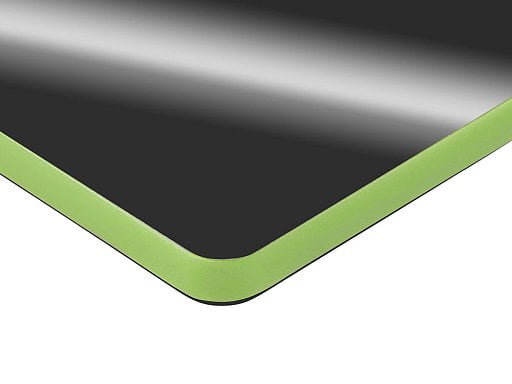 Металлический брелок с пластиковой цветной вставкой SteelPop Rct