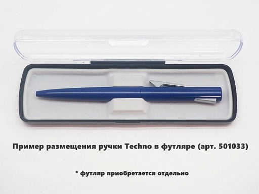 Ручка шариковая, пластиковая, металлическая, Techno Requis