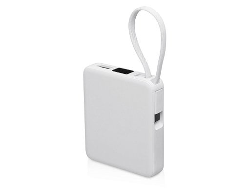 Внешний аккумулятор со встроенным кабелем USB-C Дэнси, 5000 мАч