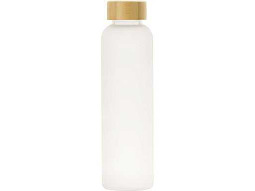 Стеклянная бутылка с бамбуковой крышкой Foggy, 600мл