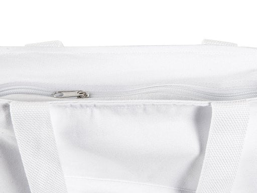 Сумка на молнии Zipper из хлопка 280 г/м2 c карманом на молнии спереди