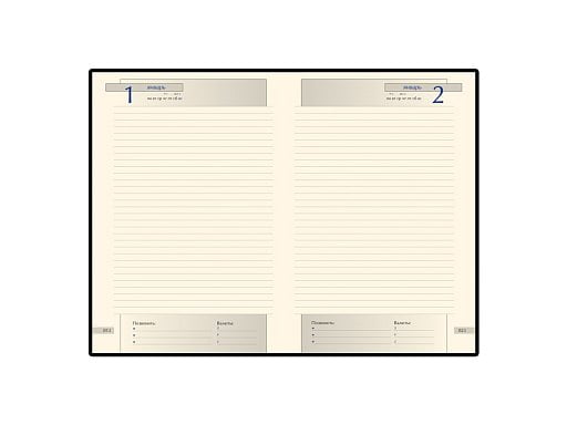 Ежедневник А5 полудатированный Imperium