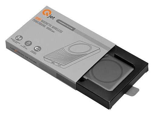 Магнитный беспроводной внешний аккумулятор, QC/PD Сёрф, 10000 мАч