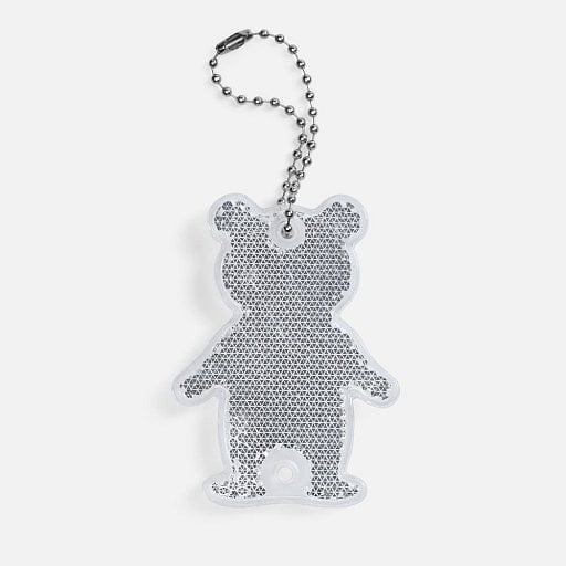 Пешеходный светоотражатель с цепочкой Мишка