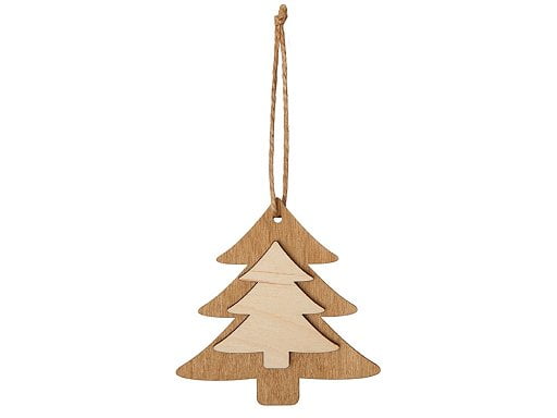 Деревянная подвеска на елку «Firtree»