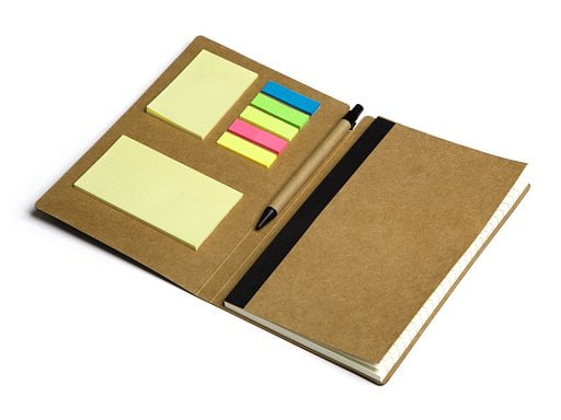 Блокнот с ручкой и набором стикеров А5 Write and stick