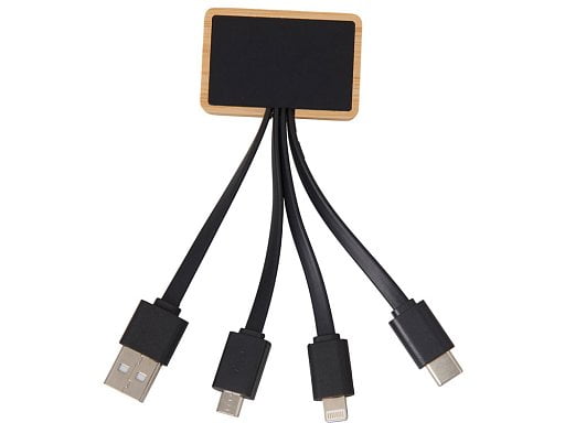 Кабель 3-в-1 с подсветкой лого Reedia S6
