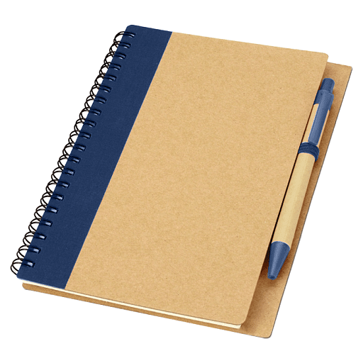 Блокнот B6 Easy Way, на пружине, в твердой обложке, c ручкой