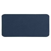 Шеврон Rectangle Latte Soft touch размер 60*30 мм, со скругленными углами