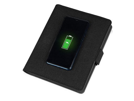Органайзер с беспроводной зарядкой 5000 mAh Powernote