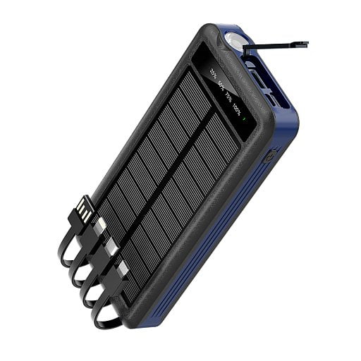 Внешний аккумулятор Xyron с солнечной панелью, 10000 mAh