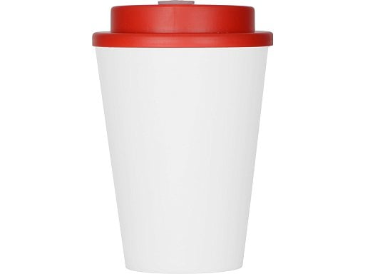 Пластиковый стакан Take away с двойными стенками и крышкой с силиконовым клапаном, 350 мл