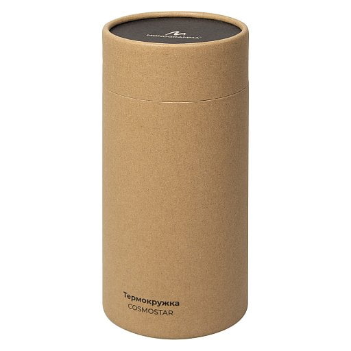 Термокружка Cosmostar металлическая 550 мл в тубусе