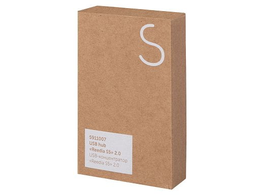 USB хаб с подсветкой лого Reedia S5, 3*USB, 1*Type C
