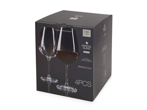 Набор бокалов для вина Crystalline, 4 шт., 690мл