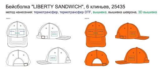 Бейсболка LIBERTY SANDWICH, 6 клиньев, сэндвич, застежка c металлической пряжкой