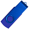 Флеш накопитель USB 2.0 Twister Assembly 16GB, пластик Софт Тач/металл