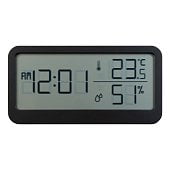 Часы настольные Chronos с термометром и гигрометром, с ж/к дисплеем