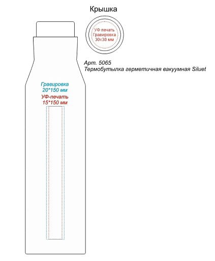 Термобутылка герметичная вакуумная Siluet