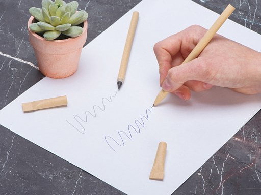 Набор из ручки и вечного карандаша из переработанной бумаги Recycled Duo