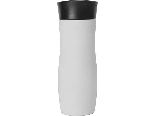 Вакуумная термокружка с кнопкой Streamline, Waterline, soft-touch, тубус