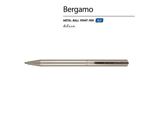 Ручка металлическая шариковая Bergamo