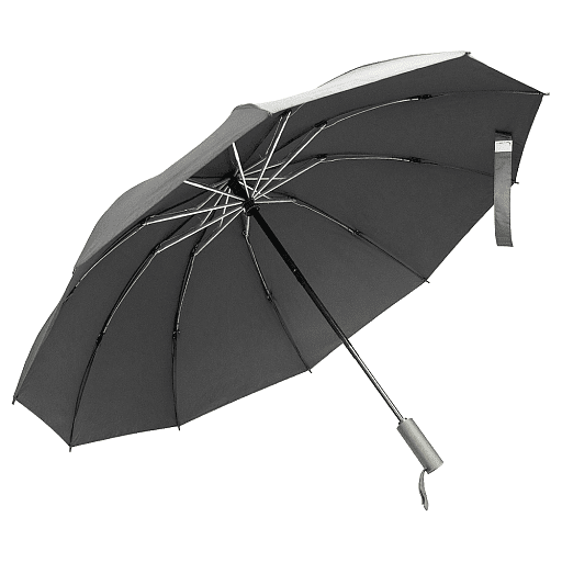Зонт складной автоматический обратного сложения Forest Liverpool Reverse Safeclosing, диаметр 117 см, 10 панелей, с плавным закрытием, в подарочной коробке