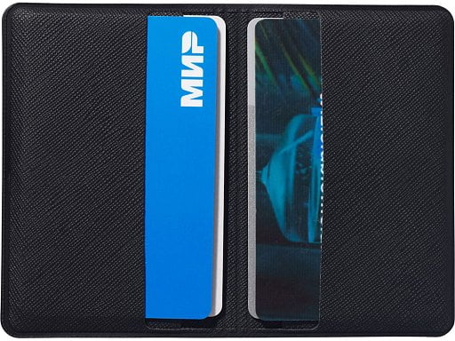 Футляр-книжка на 4-е карты с RFID Favor