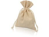 Мешочек подарочный, лен, средний