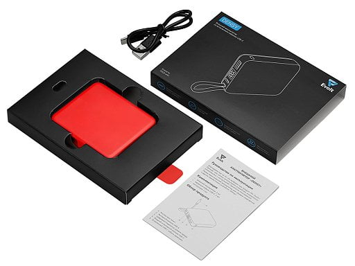 Внешний аккумулятор со встроенным кабелем USB-C Дэнси, 5000 мАч