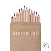 Набор цветных карандашей KINDERLINE middle, 12 цветов