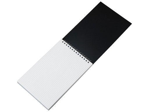 Блокнот на пружине в пластиковой обложке А5