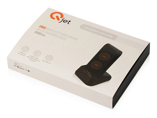 Портативное беспроводное зарядное устройство с док-станцией Uniq, 10000 mah