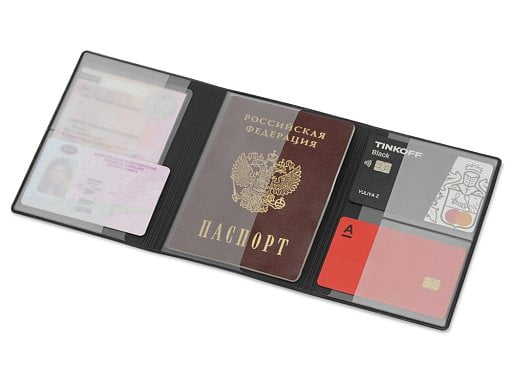 Обложка на магнитах для автодокументов и паспорта Favor